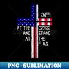 HR-56288_Vintage I Kneel at the Cross and Stand at the Flag Men Women 4499.jpg