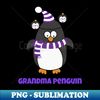 IO-9660_Christmas Penguin Pajama Animal Costume Grandma Penguin Shirt T-Shirt 4445.jpg