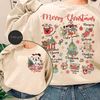 Two-sided Disney Christmas Shirt, Mickey and Friends Very Merry Christmas Party 2023, Personalized Disney Family Christmas Lights Matching.jpg