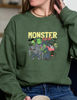 Monster Mash Sweatshirt, Retro Halloween Comfort Colors Sweat, Vintage Ghost Halloween Sweat, Monster Sweat, Retro Fall Top, Fall Hoodie.jpg