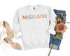 Missouri Sweatshirt Missouri Sweater Cute Missouri Shirt Missouri Crew Neck Missouri Gift for Her Missouri Sweatshirts Missouri Sweaters.jpg