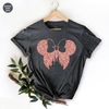 Disney family matching Shirts, Minnie Ear glitter Shirt, Glitter Rose Gold Minnie Shirt, Cute Ear Shirt, Disney Shirt for Women,.jpg