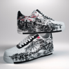 custom sneakers, nike air force, man shoes, japan, hand painted, wearable art  4.jpg