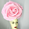 Large flower wedding fascinator Kentucky Derby hat,.jpg