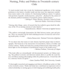 Nursing, Policy and Politics in Twentieth-century Chile Reforming Health, 1920s-1990s - PDF.PNG