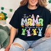 Custom Easter Mama With Kids Name Shirt, Easter Mom Shirt, Mama Bunny, Easter Pregnancy Shirt, Easter Expecting Mom Gift, Baby Reveal Gift.jpg