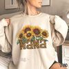 Nana Sweatshirt, Sunflower Grandma Sweatshirt, Gift for New Grandmother Est 2024, Pregnancy Announcement, Promoted to Nana Baby Reveal Gift.jpg