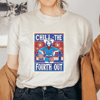 Chill The Fourth Out Shirt, Retro 4th Of July Shirt, Memorial Day Shirt, Patriotic Shirt, American Flag Shirt, USA T-Shirt.png