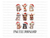 Animals in Santa Hat Design, Animal Lover PNG, Christmas Sweater Png, Gift For Animal Lover, Christmas Animal Sweatshirt, Cute Xmas png.jpg