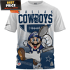 Dallas Cowboys x Super Mario Champions Cool T-Shirt, Unique Cowboys Gift - Best Personalized Gift & Unique Gifts Idea.jpg