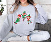Custom Face Christmas Sweatshirt, Family Christmas Elf Face Unisex Sweater, Funny Christmas Party Sweatshirt, Personalized Ugly Xmas Shirt.jpg