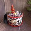 Red ring holder,Box Alice in Wonderland,Cheshire cat Storage,Mad Hatter box, Red Queen, White Rabbit (4).jpg