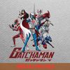 Gatchaman Unwavering Fighters PNG, Gatchaman PNG, Battle Of The Planets Digital Png Files.jpg