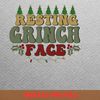 Resting Grinch Face - Grinches Christmas Grinch Tricks PNG, Grinches Christmas PNG, Xmas Digital Png Files.jpg