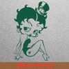 Betty Boop Saint Patrick - Betty Boop Glow PNG, Betty Boop PNG, Patent Image Digital Png Files.jpg