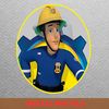 Fireman Sam Animated Films PNG, Fireman Sam PNG, Kids Tv Show Digital Png Files.jpg