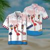 4th Of July Flamingo Hawaiian Button Up Shirt Summer Beach Flamingo Aloha Shirt - 90scloth.jpg