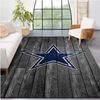 Dallas Cowboys Nfl Team Logo Grey Wooden Style Style Nice Gift Home Decor Rectangle Area Rug.jpg