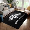 Denver Broncos Silver NFL Team Logos Area Rug Kitchen Rug Family Gift Us Decor.jpg