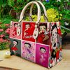 Betty Boop Handbag, Custom Betty Boop Leather Bag,Betty Boop Shoulder Bag, Crossbody Bag, Top Handle Bag,Vintage HandBag,Shoppingtravel Bag.jpg