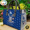 Los Angeles Dodgers Stitch Women Leather Hand Bag.jpg