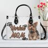 Dog Mom handbag, Yorkie Mom Purse, Dog Mom Gift, Yorkie Mama Bag, Yorkie Mom Gift,  Dog Mom Tote, Dog Mama Purse, Dog Parent Handbag,.jpg