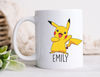 Pikachu Mug  Pokemon, Fun Gift, Coffee Mug, Teenager, Young Adult Mug, Personalized.jpg