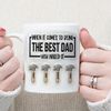 Custom Dad Fist Bump Mug, Dad 3D Inflated Custom Mug, Personalized Dad Mug, Custom Kids Names Mug, Fathers Day Coffee Mugs, Gift For Dar.jpg