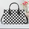 Checkered Purse. Trendy Handbag, Waterproof PU Leather Handbag, Top Handle Vegan Leather, High-quality Crossbody Bag, Shoulder bag.jpg