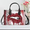 Red Lips Handbag. Trendy Handbag, Waterproof PU Leather Handbag, Top Handle Vegan Leather, High-quality Crossbody Bag, Shoulder bag.jpg