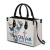 Gorgeous Butterfly Leather Bag - My Faith Will Set Me Free - Christian Pu Leather Bags For Women - Leather Bag.jpg