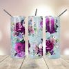20 Oz skinny Tumbler Purple Pink Blue wrap tapered straight template digital download sublimation graphics  instant download  sublimation.jpg