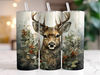 Christmas Deer Tumbler Wrap PNG, 20 oz Skinny Tumbler Sublimation Design Digital Download Instant Digital Only, Holiday Buck Tumbler Wrap.jpg