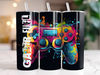 Gamer Tumbler Wrap PNG, 20 oz Skinny Tumbler Sublimation Design Digital Download Instant Digital Only, Video Game Controller Tumbler Design 1.jpg