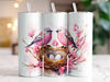 Love Birds Tumbler Wrap PNG 20 oz Skinny Tumbler Sublimation Design Instant Digital Download Only, Pink Valentines Day Tumbler Wrap.jpg