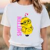 Minions Valentine’s Day Smitten V-Neck T-Shirt.jpg