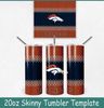 Denver Broncos Ugly Sweater Christmas Tumbler Wrap.jpg