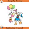 SH1627-Donald Daisy Balloons Cartoon Clipart Download, PNG Download Cartoon Clipart Download, PNG Download.jpg