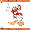 SH1722-Donald Duck Santa Cartoon Clipart Download, PNG Download Cartoon Clipart Download, PNG Download.jpg