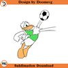 SH1731-Donald Duck Soccer Cartoon Clipart Download, PNG Download Cartoon Clipart Download, PNG Download.jpg