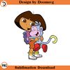 SH1859-Dora Boots Hug Cartoon Clipart Download, PNG Download Cartoon Clipart Download, PNG Download.jpg
