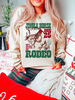 Jingle Horse Rodeo Sweatshirt Vintage Cowboy Santa Claus Shirt Giddy Up Howdy Christmas Pyjamas Gifts for Her Him Western Christmas Crewneck 1.jpg