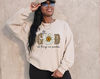 Sunflower Sweatshirt, With God All Things Are Possible Sweatshirt, Religious Sweatshirt, Inspirational Shirt, Christian Shirt.jpg
