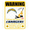 Funny Warning Los Angeles Chargers Svg, Sport Sv.png