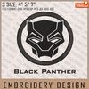 Black Panther Embroidery Files, Marvel Comics, Movie Inspired Embroidery Design, Machine Embroidery Design.jpg