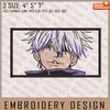 Satoru Gojo Embroidery Files, Jujutsu Kaisen, Anime Inspired Embroidery Design, Machine Embroidery Design 1.jpg