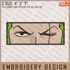 Zoro Embroidery Files, One Piece, Anime Inspired Embroidery Design, Machine Embroidery Design 5.jpg