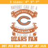 Chicago Bears Fan embroidery design, Chicago Bears embroidery, NFL embroidery, sport embroidery, embroidery design..jpg