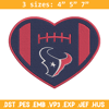 Houston Texans Heart embroidery design, Texans embroidery, NFL embroidery, sport embroidery, embroidery design..jpg