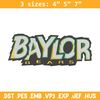 Baylor Bears logo embroidery design, NCAA embroidery, Embroidery design, Logo sport embroidery, Sport embroidery.jpg
